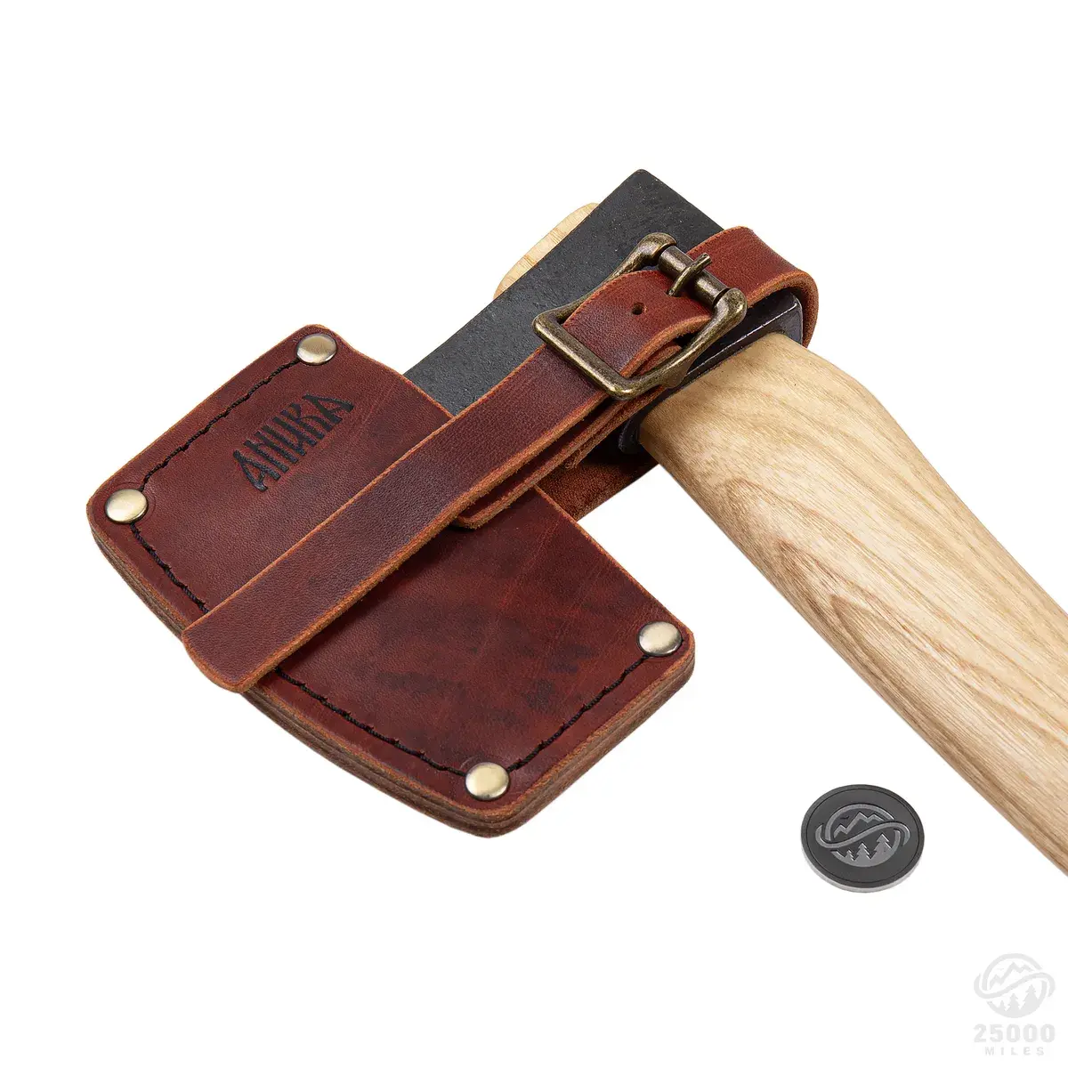 Anika “Eger L” Axe with leather sheath first gallery image