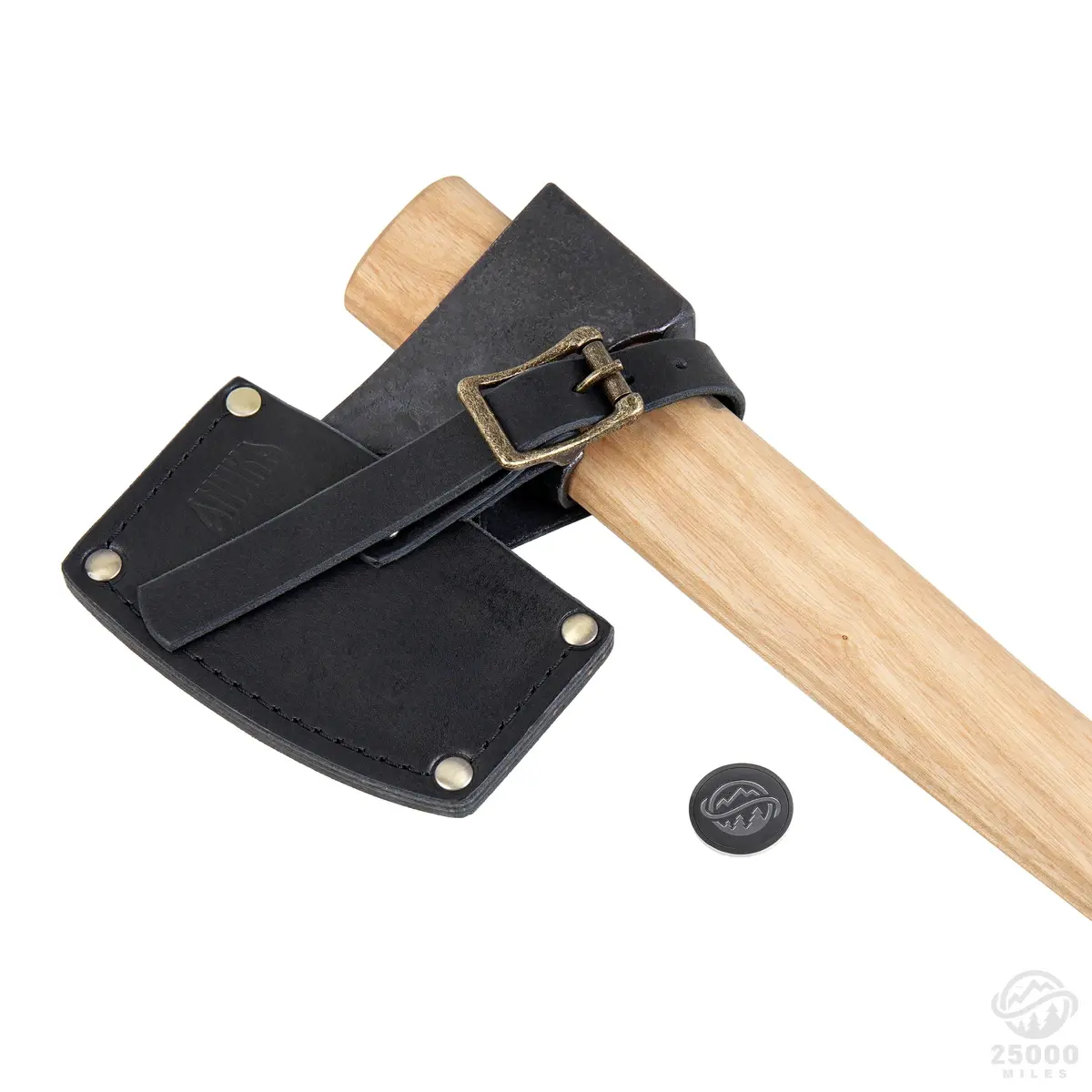 anika "tomahawk bearded" axe with leather sheath