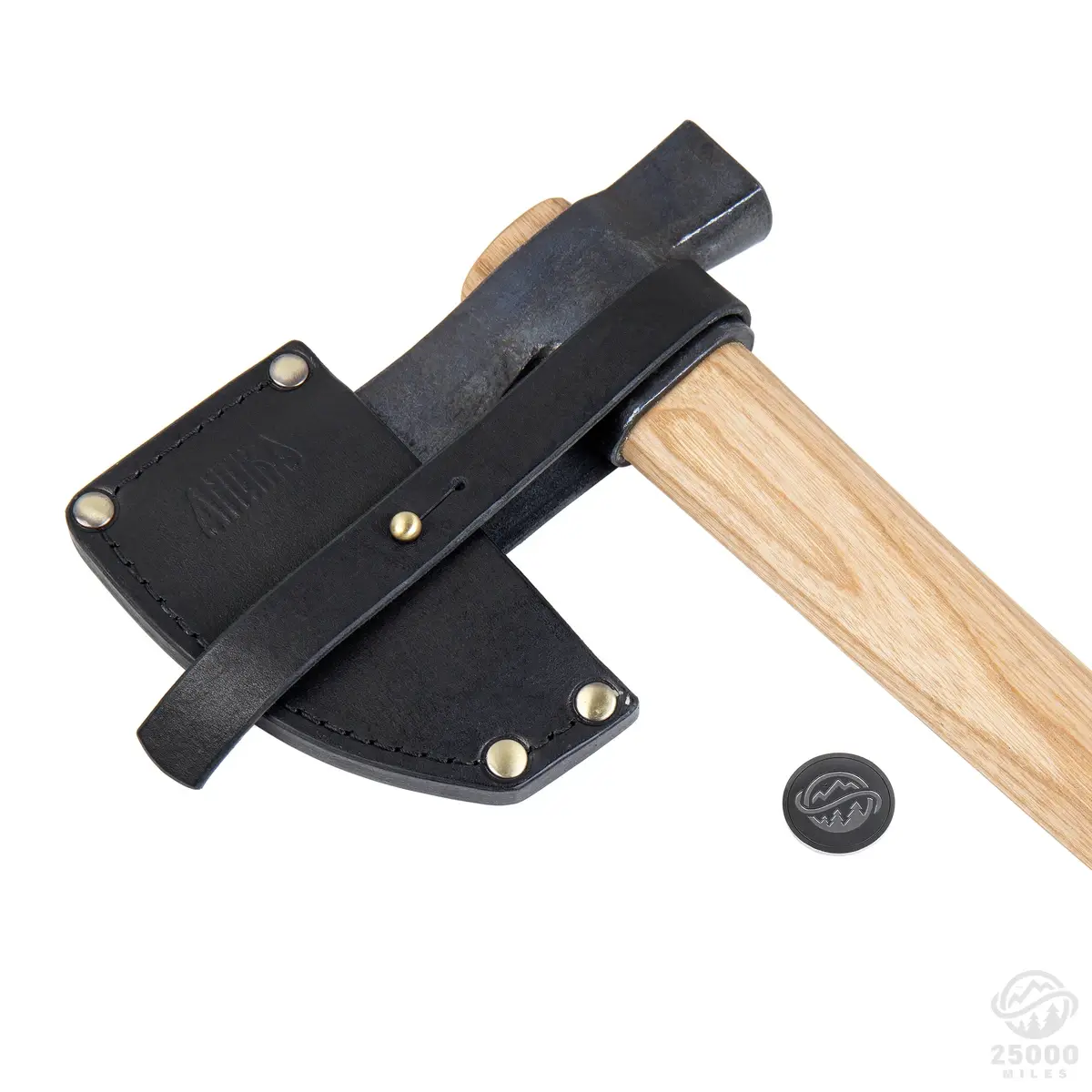 anika "tomahawk bearded" axe with leather sheath