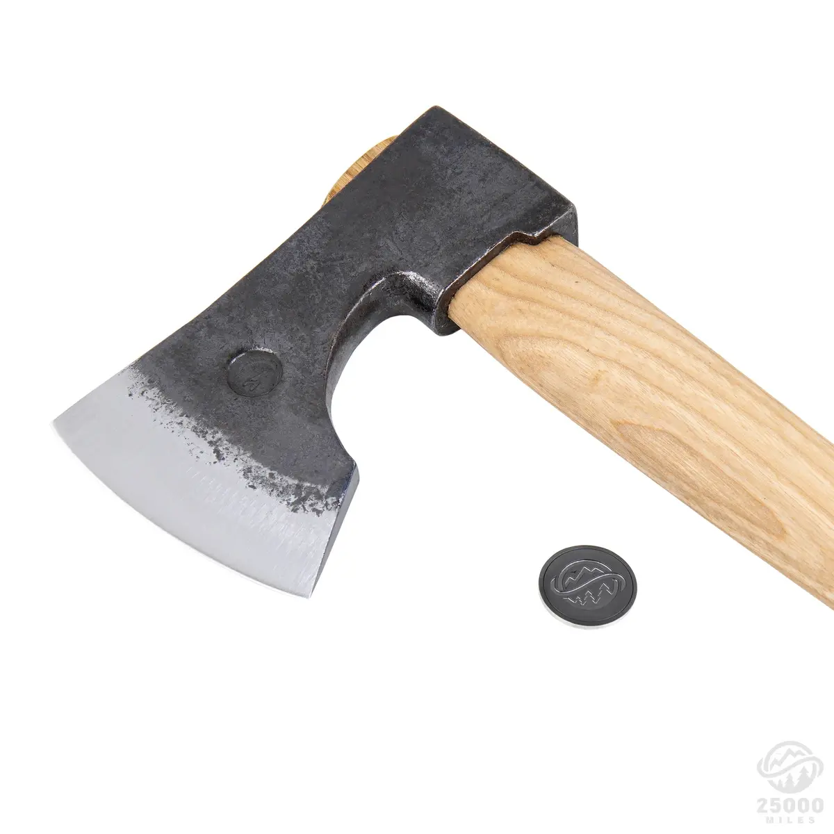 anika "tomahawk bearded" axe with leather sheath