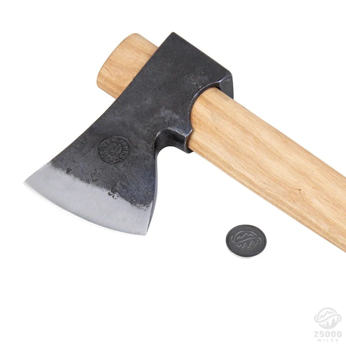 anika "tomahawk bearded" axe with leather sheath