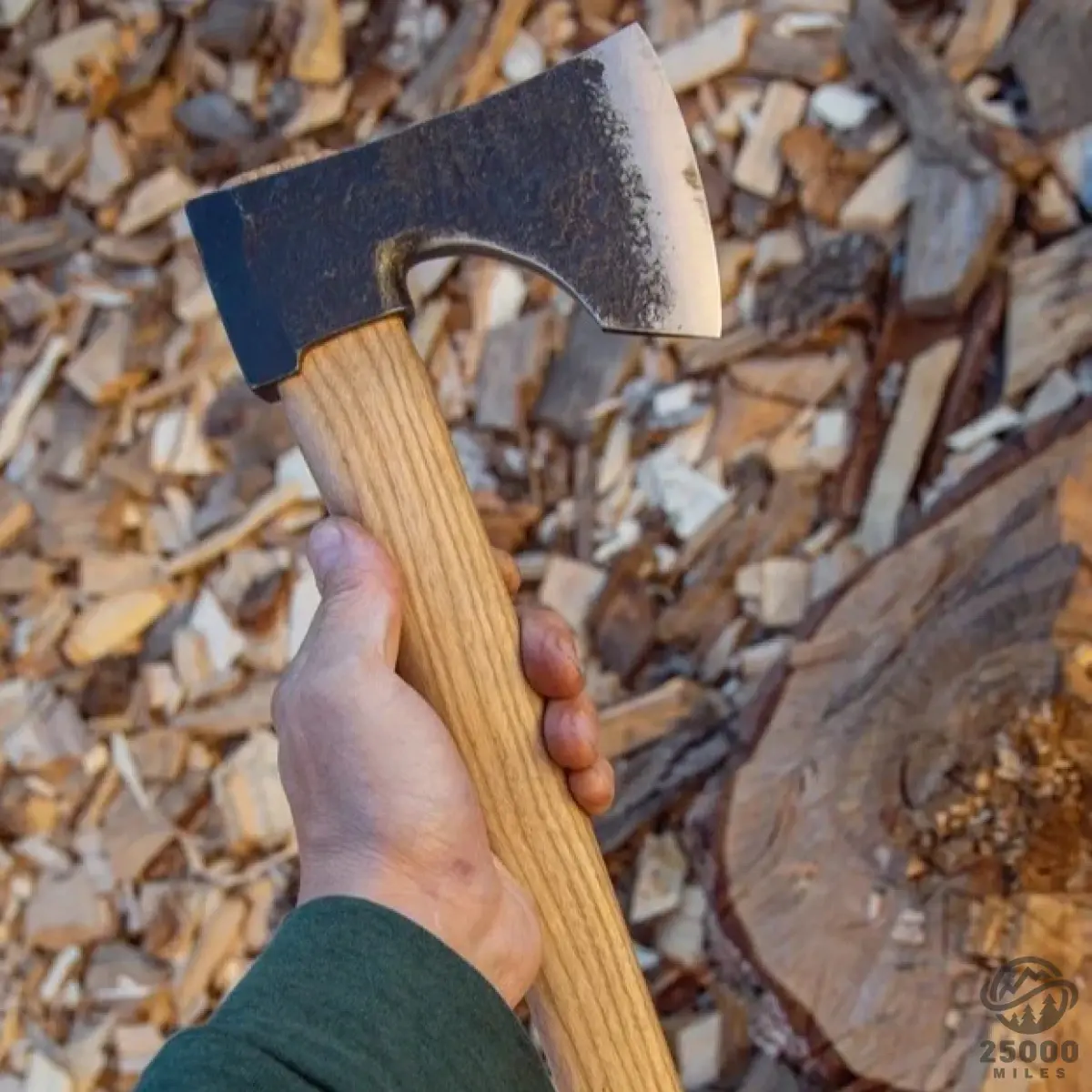 anika “leshiy” axe with leather sheath main image